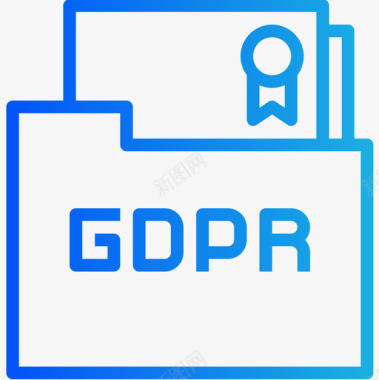 文件夹gdpr16渐变图标图标