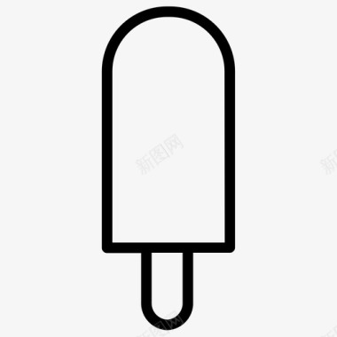 冰淇淋快餐冷冻奶油图标图标