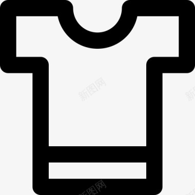 T恤运动型59直线型图标图标