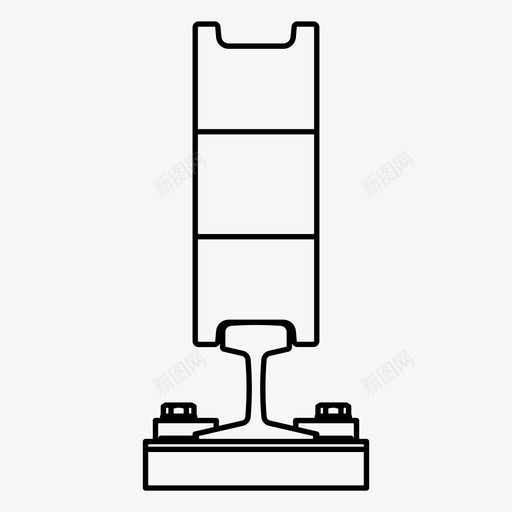 轨道工业机械零件图标svg_新图网 https://ixintu.com 工业 方向盘 机械零件 轨道