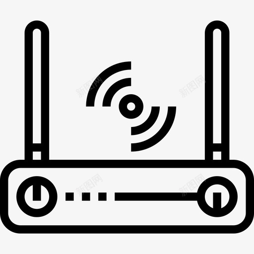 家用电器路由器7图标svg_新图网 https://ixintu.com 7 家用电器路由器