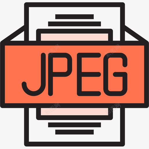 Jpeg文件类型2线性颜色图标svg_新图网 https://ixintu.com Jpeg 文件类型2 线性颜色