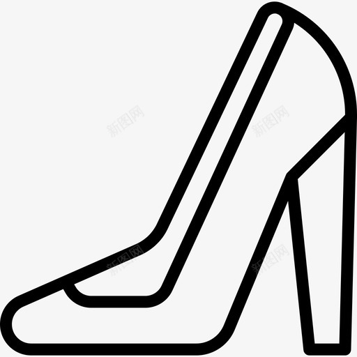 高跟鞋78号婚礼直系图标svg_新图网 https://ixintu.com 78号婚礼 直系 高跟鞋
