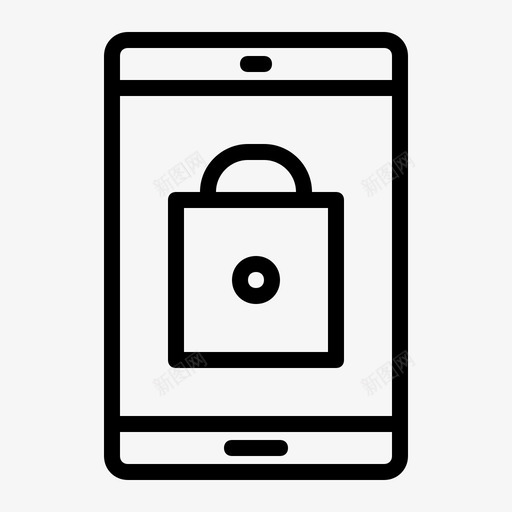 锁定监控电话图标svg_新图网 https://ixintu.com 保护 安保 安全 电话 监控 酒店3 锁定