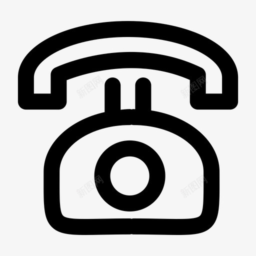 固话svg_新图网 https://ixintu.com 固话 cloud-telephone