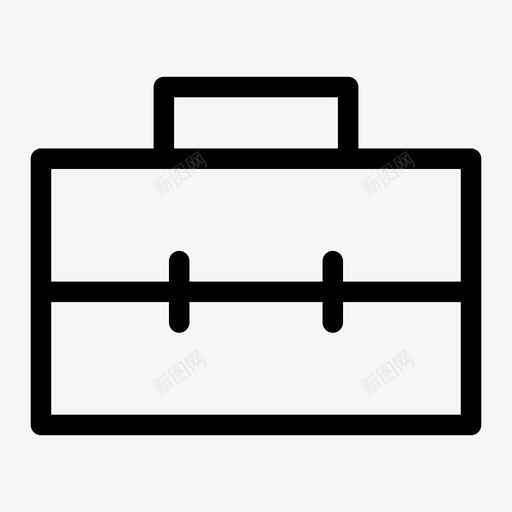 采购产品公文包行李手提箱图标svg_新图网 https://ixintu.com 工具和用具 必需品 手提箱 旅行 行李 采购产品公文包