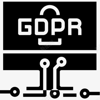 计算机gdpr14固态图标图标