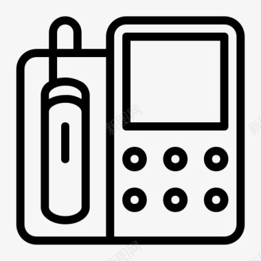 电话商务商务和办公室3图标图标