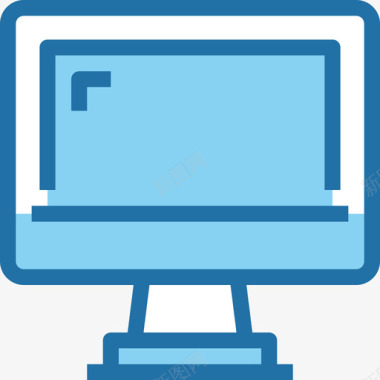 计算机设备和技术4蓝色图标图标
