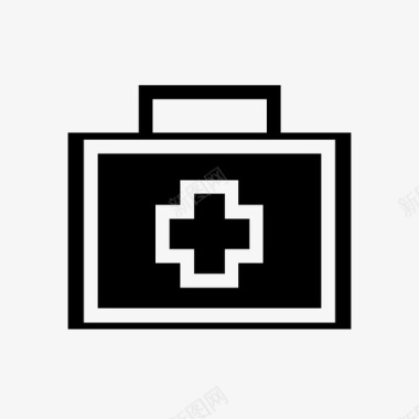 医疗箱公文包诊所图标图标