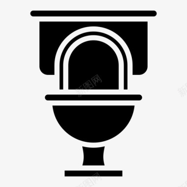 卫生间配件浴室图标图标