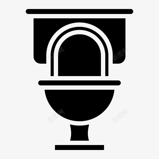 卫生间配件浴室图标svg_新图网 https://ixintu.com 卫生间 浴室 配件