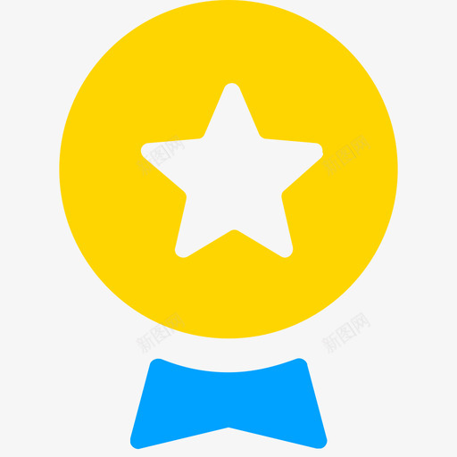 勋章-金-AIsvg_新图网 https://ixintu.com 勋章-金-AI