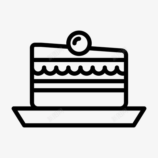 蛋糕面包房咖啡厅图标svg_新图网 https://ixintu.com 咖啡厅 蛋糕 面包房 食物 餐厅