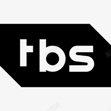 Tbs电影和电视标识3填充图标图标