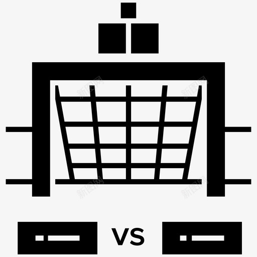 团队竞争竞争者足球队图标svg_新图网 https://ixintu.com 团队比较 团队竞争 竞争者 足球足球字形图标包 足球队 锦标赛