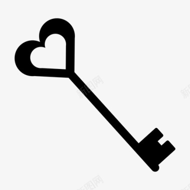 心的钥匙爱爱的钥匙图标图标