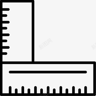直尺工程31直线图标图标