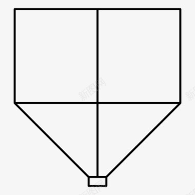 料斗符号设备工厂图标图标