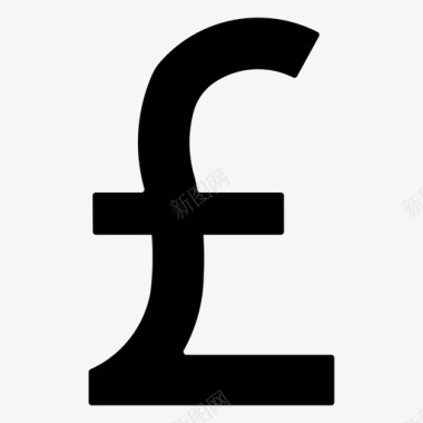 英镑硬币商业现金图标图标