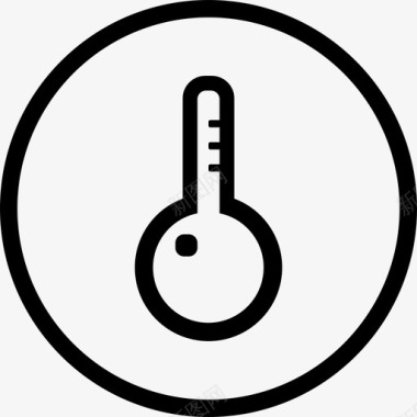 烹饪炉面温度图标