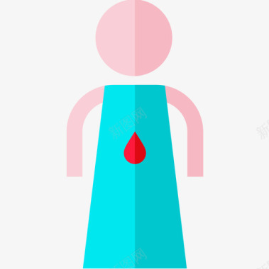 捐献者献血16平坦图标图标