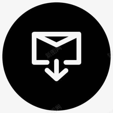 邮件收件箱信封ui按钮图标图标