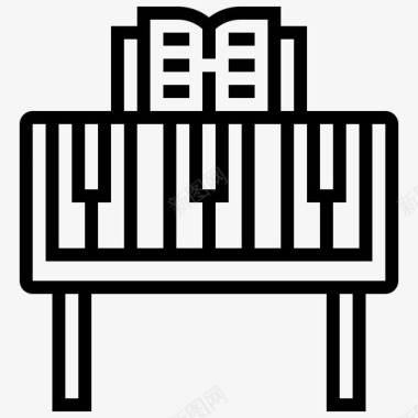 键盘乐器midi图标图标