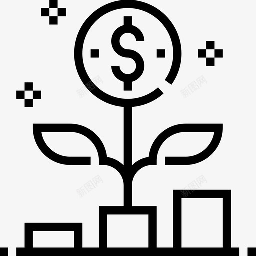 增长财务战略3线性增长图标svg_新图网 https://ixintu.com 增长 线性增长 财务战略3