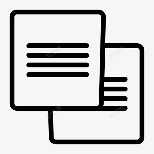便笺商务支票图标svg_新图网 https://ixintu.com 便笺 办公室 商务 报纸 支票 酒店和餐厅2