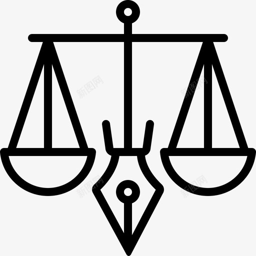 合法性平衡性判断力图标svg_新图网 https://ixintu.com 判断力 合法性 平衡性 惩罚
