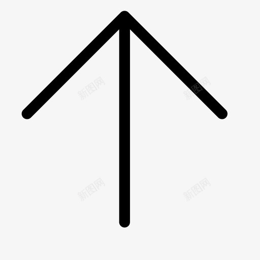 箭头指针顶部图标svg_新图网 https://ixintu.com 上载 向上 指针 箭头 箭头方向 顶部