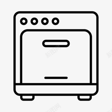 烤箱电器设备图标图标