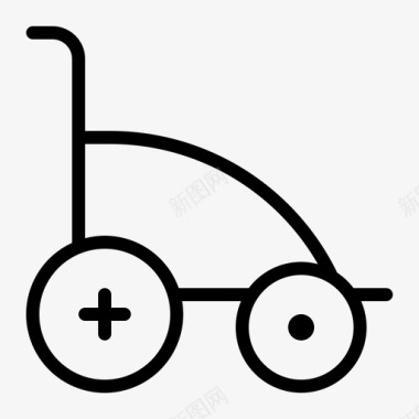 轮椅护理医生图标图标
