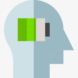 头脑头脑人类思维18扁平图标高清图片