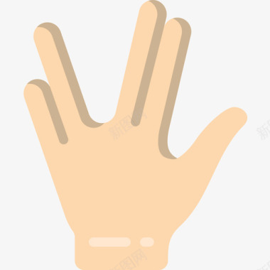 瓦肯敬礼双手4平举图标图标