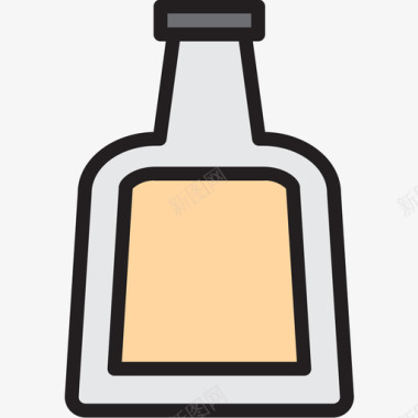 白兰地13号饮料原色图标图标