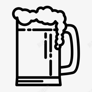 啤酒饮料马克杯图标图标