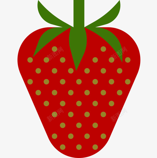 草莓天然香味淡味图标svg_新图网 https://ixintu.com 天然香味 淡味 草莓