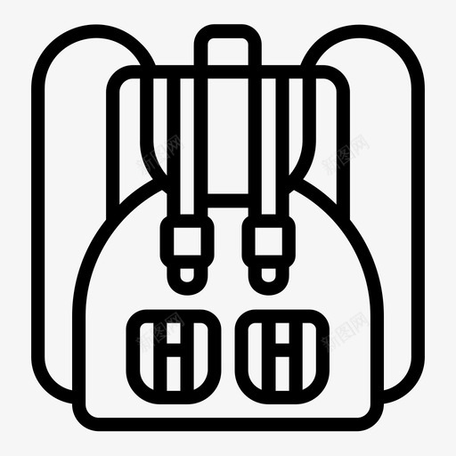 背包行李包图标svg_新图网 https://ixintu.com 包 旅行 背包 行李
