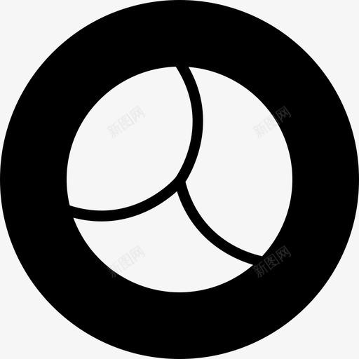 球夏季圆形填充图标svg_新图网 https://ixintu.com 夏季圆形填充 球