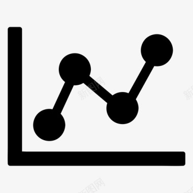 折线图图表进度图标图标