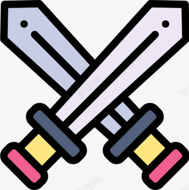 剑游戏56线颜色图标图标