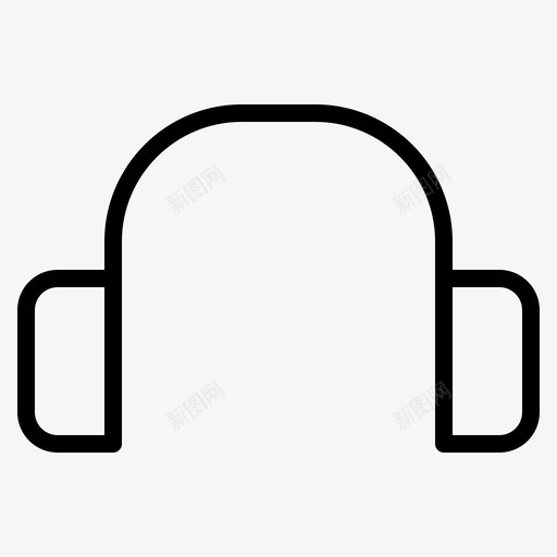 耳机计算机硬件图标svg_新图网 https://ixintu.com 硬件 耳机 计算机 计算机和硬件线路 输出