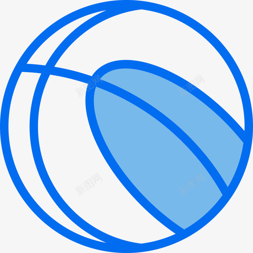 篮球运动81蓝色图标svg_新图网 https://ixintu.com 篮球 蓝色 运动81