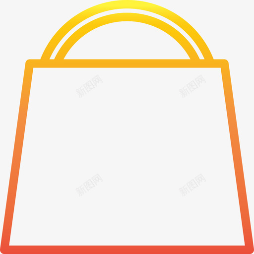 纸袋梯度图标svg_新图网 https://ixintu.com 梯度 纸袋