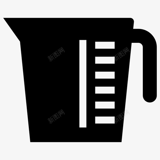 水壶厨房用具水罐图标svg_新图网 https://ixintu.com 一次性水壶 包装一次性餐具字形图标 厨房用具 水壶 水容器 水罐