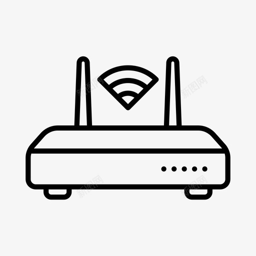 路由器电器设备图标svg_新图网 https://ixintu.com 家用电器 工具 电器 设备 路由器