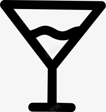 酒咖啡玻璃杯图标图标