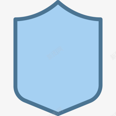 盾牌武器3蓝色图标图标